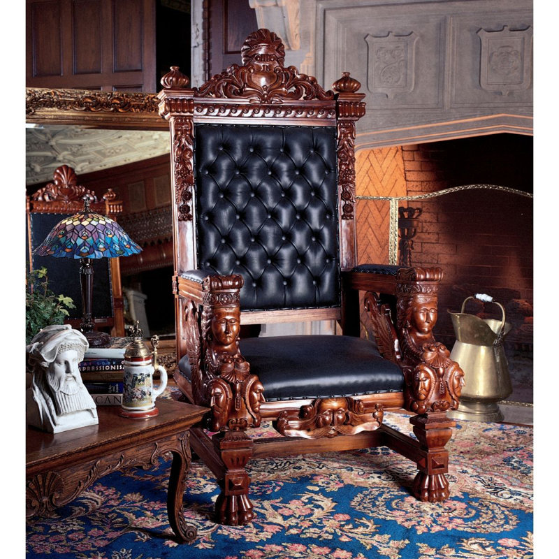 Wayfair throne chairs discount
